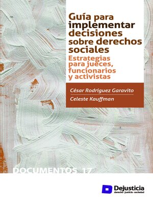cover image of Guía para implementar decisiones sobre derechos sociales
